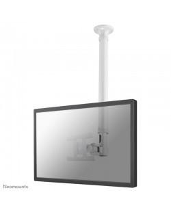 Neomounts FPMA-C100WHITE Support de plafond pour écran de 10-30" - h79-129 cm