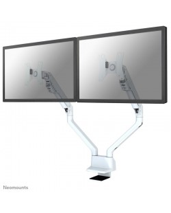 Neomounts FPMA-D750DWHITE2 Support d'écran à fixer 10-32" - ressort à gaz - Topfix - arrêt 180°