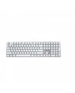 CHERRY KC 200 MX clavier Universel USB QWERTY Anglais Argent, Blanc
