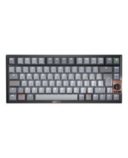 CHERRY KW 300W MX clavier Maison USB + Bluetooth QWERTY Anglais britannique Noir, Cuivre, Gris