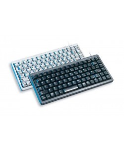 CHERRY Compact keyboard G84-4100, light grey, CH clavier USB + PS/2 Gris