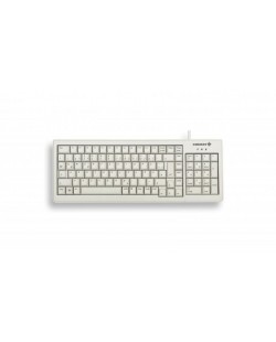 CHERRY XS G84-5200 clavier Bureau USB + PS/2 AZERTY Français Gris