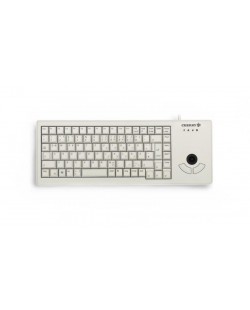 CHERRY XS Trackball clavier Universel USB Belge Gris