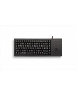 CHERRY XS G84-5400 TRACKBALL KEYBOARD Clavier filaire miniature, trackball, USB, noir, AZERTY - FR