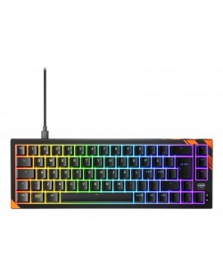 CHERRY K5 PRO TMR COMPACT clavier Gaming USB QWERTY Nordique Noir, Orange