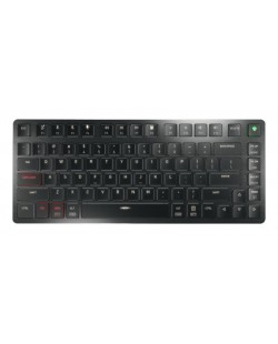 CHERRY KW X ULP 2.0 MINI clavier maison/bureau USB + RF Wireless + Bluetooth QWERTY Anglais américain Noir