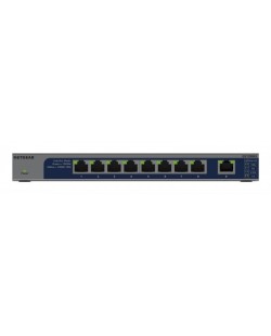 NETGEAR GS108MX-100EUS commutateur réseau Non-géré L2 Gigabit Ethernet (10/100/1000) Montage sur le bureau ou sur le mur