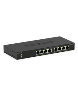 NETGEAR GS308LP Non-géré Gigabit Ethernet (10/100/1000) Connexion Ethernet, supportant l'alimentation via ce port (PoE) Bureau
