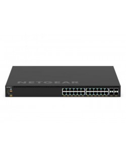 NETGEAR GSM4328 Géré L3 Gigabit Ethernet (10/100/1000) Connexion Ethernet, supportant l'alimentation via ce port (PoE) 1U Noir