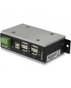 StarTech.com Multiprise USB 2.0 industrielle à 4 ports avec protection électrostatique (ESD) 15 kV