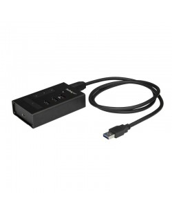 StarTech.com Hub USB 3.0 4 Ports - USB-A vers 3x USB-A et 1x USB-C - Hub Commercial USB en Métal- SuperSpeed USB 3.2 Gen 1 (5Gb