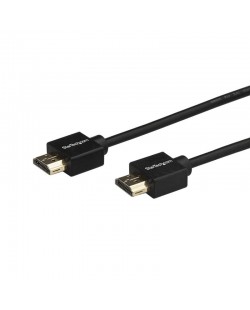 StarTech.com Câble HDMI 2.0 Fin de 2m, Câble HDMI Haute Vitesse 4K 60Hz avec Ethernet, Câble HDMI UHD, Classé CL2, Câble/Co
