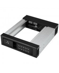 StarTech.com Rack disque dur 5,25" vers 3,5" avec échange à chaud - Backplane HDD / SSD SATA/SAS 3,5" - Sans tiroir - Aluminiu