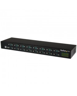 StarTech.com Hub série RS232 à 16 ports - Adaptateur USB vers 16x DB9 RS232 à montage en rack