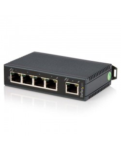 StarTech.com Switch Ethernet industriel non géré à 5 ports - Commutateur réseau 10/100 a montage sur rail DIN