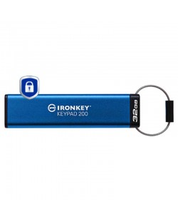 Kingston Technology IronKey Keypad 200 de 32 Go, FIPS 140-3 niveau 3 (en attente), chiffrement AES-256