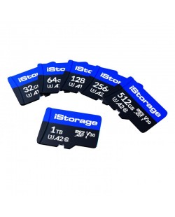 iStorage microSD card | 3 pack | 128GB 128 Go MicroSDXC UHS-III Classe 10