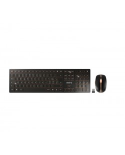 CHERRY DW 9100 SLIM clavier Souris incluse Universel RF sans fil + Bluetooth QWERTZ Suisse Noir