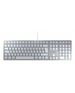 CHERRY KC 6000 SLIM FOR MAC clavier Bureau USB QWERTZ Allemand Argent