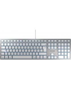 CHERRY KC 6000 SLIM FOR MAC clavier Bureau USB QWERTY Anglais américain Argent