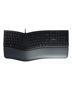 CHERRY KC 4500 ERGO clavier Universel USB AZERTY Belge Noir