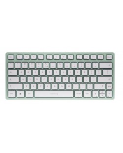 CHERRY KW 7100 MINI BT clavier Universel Bluetooth QWERTY US International Couleur menthe