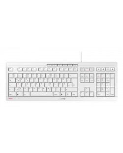 CHERRY STREAM clavier Bureau USB QWERTZ Allemand Blanc
