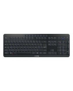 CHERRY Stream keyboard ultimate clavier maison/bureau USB + RF Wireless + Bluetooth AZERTY Français Noir