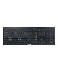 CHERRY Stream keyboard ultimate clavier maison/bureau USB + RF Wireless + Bluetooth QWERTY Anglais britannique Noir