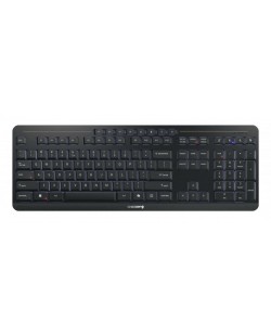 CHERRY Stream keyboard ultimate clavier maison/bureau USB + RF Wireless + Bluetooth QWERTY Anglais Noir