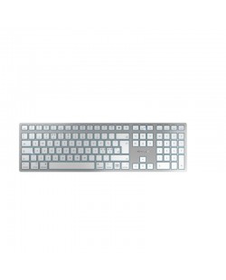 CHERRY KW 9100 SLIM FOR MAC clavier Universel USB + Bluetooth QWERTY Anglais Argent