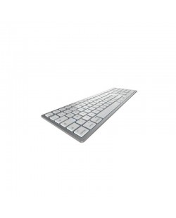 CHERRY KW 9100 SLIM FOR MAC clavier Universel USB + Bluetooth QWERTY Anglais Argent