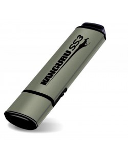 iStorage Kanguru 32GB SS3 USB3.0 lecteur USB flash 32 Go USB Type-A 3.2 Gen 1 (3.1 Gen 1) Aluminium