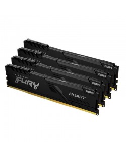 Kingston Technology FURY Beast 32Go 3200MT/s DDR4 CL16 DIMM (Kit de 4) Black