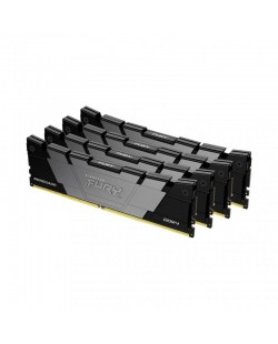Kingston Technology FURY 32 Go 3600 MT/s DDR4 CL16 DIMM (Kits de 4) Renegade Black