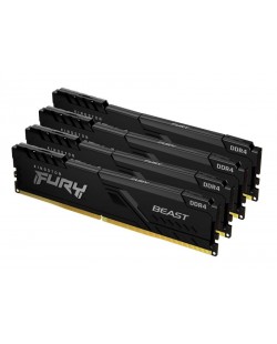 Kingston Technology FURY Beast 32Go 3600MT/s DDR4 CL17 DIMM (Kit de 4) Black