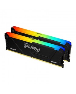Kingston Technology FURY Beast 64GB 3600MT/s DDR4 CL18 DIMM (Kits de 2) RGB