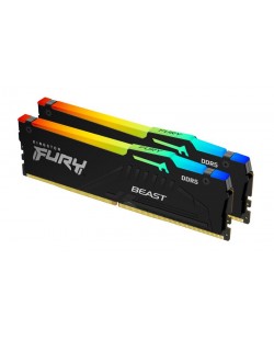 Kingston Technology FURY Beast 64GB 5600MT/s DDR5 CL36 DIMM (Kits de 2) RGB