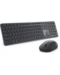 DELL Pro 7 Slim KM726 clavier Souris incluse maison/bureau RF sans fil + Bluetooth AZERTY Français Noir