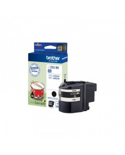 Brother LC22UBK - Cartouche d'encre originale à très haut rendement – Noir