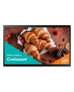 Samsung QB24C-T Écran plat de signalisation numérique 61 cm (24") LED Wifi 250 cd/m² Full HD Noir Écran tactile Intégré da