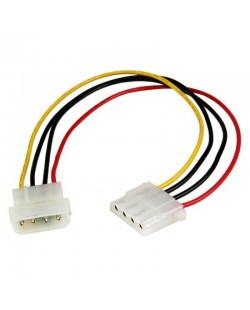 StarTech.com Câble d'Extension Alimentation Molex LP4 30 cm - Rallonge de Câble LP4 - Mâle vers Femelle