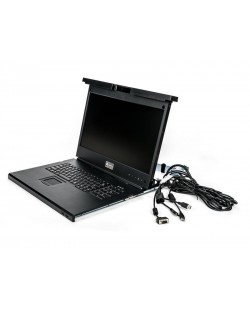 Vertiv Avocent 1 Ordinateur(s) - 47 cm (18,5") LCD - 1600 x 1200 - 3 x USB - 1 x VGA - Clavier - Pavé tactile - 1U Haut