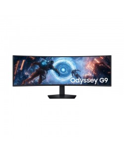 Samsung G91F écran plat de PC 124,5 cm (49") 5120 x 1440 pixels Dual QHD LCD Noir