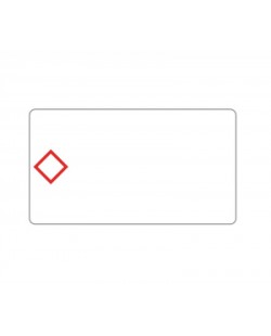 Brother LTZ12105FGHS étiquette auto-collante Rectangle Blanc, Rouge