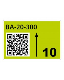 Brother LTZ17075FQR étiquette auto-collante Rectangle Vert