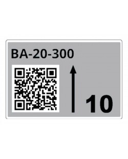 Brother LTZ1A090FQR étiquette auto-collante Rectangle Gris