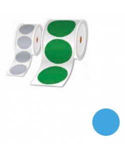 Brother LTZ1M025FPEL étiquette auto-collante Cercle Bleu clair