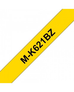 Brother M-K621BZ ruban d'étiquette Noir sur jaune