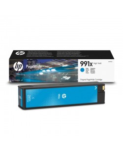 HP Cartouche d’encre cyan PageWide 991X grande capacité authentique